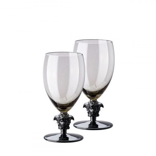 Rosenthal meets Versace Medusa Lumiere Haze Calice da vino bianco 2 pezzi
