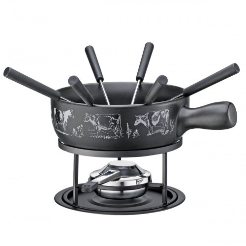 Küchenprofi Fondue Set fonduta di formaggio St. Gallen d: 22 cm / h: 17 cm / 2 L