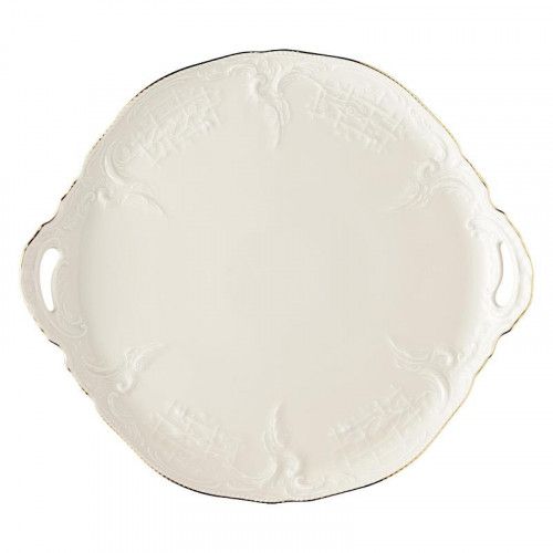 Rosenthal Sanssouci Elfenbein Gold Piattino per torte / Piattino per torte 32 cm