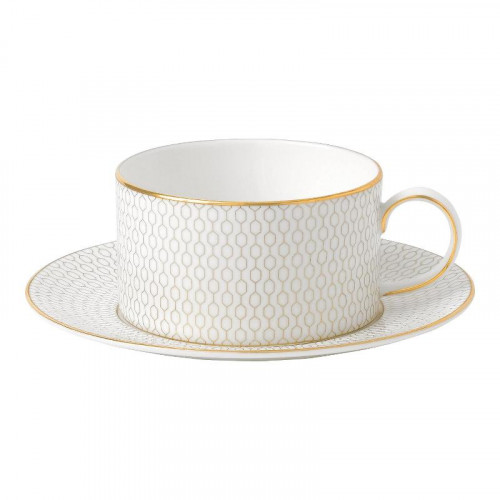 Wedgwood Arris Tazza da caffè / tazza da tè 0,18 L con piattino 2 pezzi