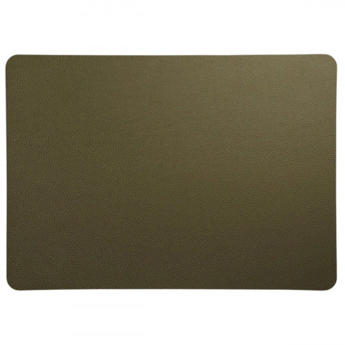 ASA SELECTION Table Tops Leather Optic Rough Tovaglietta grezza oliva 33x46 cm