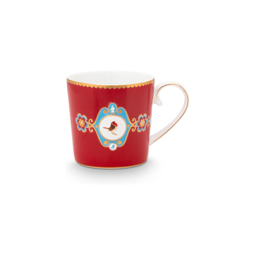 Pip Studio Love Birds Red-Pink Kaffeetasse rot 0,15 L