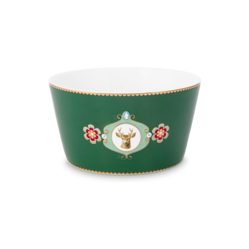Pip Studio Love Birds Dark Green ciotola 15 cm