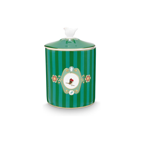 Pip Studio Love Birds Emerald-Green contenitore per alimenti 1,3 L