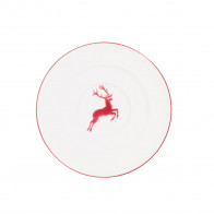 Gmundner Keramik Roter Hirsch Piatto da caffè Gourmet d: 16 cm