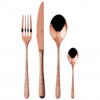 Sambonet Venezia Edelstahl PVD / Kupfer Set di posate 24 pezzi