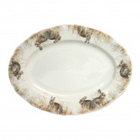 Gien Fayencerie Sologne Piatto ovale 39,3 x 29 cm