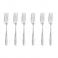 Sambonet Velvet Edelstahl 18/10 Set di 6 forchette per dolci