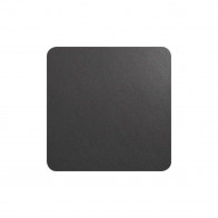 ASA SELECTION Table Tops Leather Optic Fine Set di sottobicchieri 4 pezzi basalto 10x10 vm