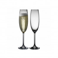 Bitz Trinkgläser clear Set di 2 bicchieri da champagne da 0,22 L