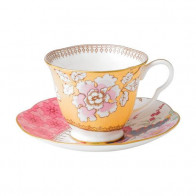 Wedgwood Butterfly Bloom Tazza da tè Gialla 2 pezzi
