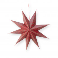Pip Studio Weihnachtsstern Papier Bustani rot 60 cm