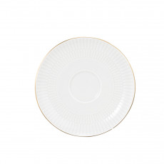 Seltmann Weiden Amina Weiß Goldrand Grande piattino combinato 16 cm