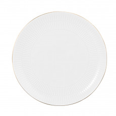 Seltmann Weiden Amina Weiß Goldrand Piatto piano rotondo 27,5 cm