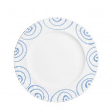 Gmundner Keramik Blaugeflammt Piatto per dessert / piatto per la colazione Gourmet d: 22 cm / h: 2,2 cm