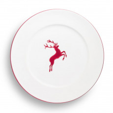 Gmundner Keramik Roter Hirsch Piatto gourmet d: 29 cm / h: 2,2 cm