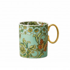 Rosenthal Versace 30 Years Le Jardin de Versace Green Becher mit Henkel 0,30 L