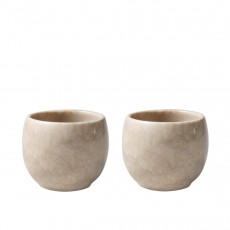 like. by Villeroy & Boch Perlemor Home Set portauovo sabbia 2 pezzi