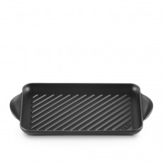 Le Creuset Grillpfannen und Grillplatten Piastra grill rettangolare nera 32 cm
