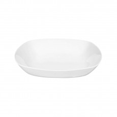 Seltmann Weiden Lido Weiß Piatto di zuppa quadrato 21x21 cm