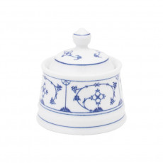 Kahla Blau Saks - Indisch Blau - Strohblumenmuster Zuccheriera 0,25 L
