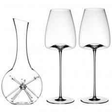 Zieher Dekanter / Karaffen Set regalo 3 pezzi