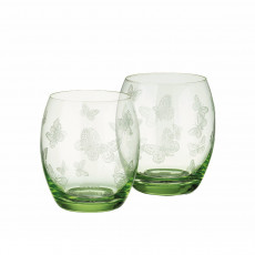 Rosenthal Versace 30 Years Le Jardin de Versace Green Whisky-Becher 2-tlg. 0,38 L