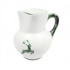 Gmundner Keramik Grüner Hirsch Brocca forma viennese 1 L / h: 8,8 cm
