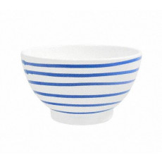Gmundner Keramik Blaugeflammt Grande ciotola per muesli d: 14 cm / h: 7,8 cm / 0,4 L
