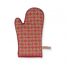 Pip Studio Blooming Tales Dark Red Guanto da forno 15 x 29 cm