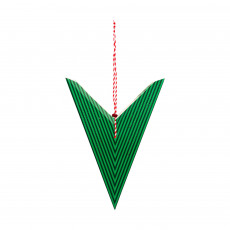 Pip Studio Love Birds Dark Green Weihnachtsstern Papier Streifen Dunkelgrün 60 cm
