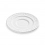 Gmundner Keramik Weißgeflammt Piatto da caffè Gourmet d: 16 cm