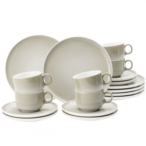 Seltmann Weiden Sento Home Aura Cream 커피 세트 18개