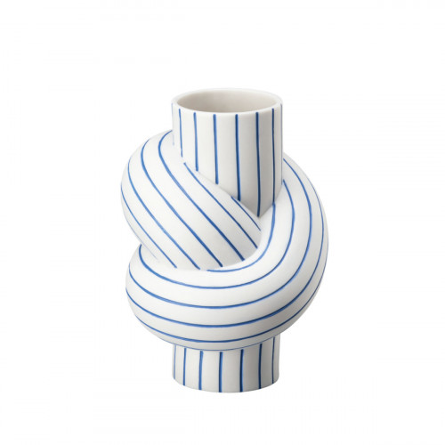 Rosenthal Miniaturvasen Vase Node Stripes Blueberry 12 cm