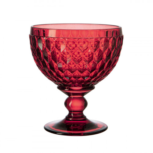 Villeroy & Boch Boston Coloured 샴페인 잔 / 디저트 그릇 빨간색 12.5 cm