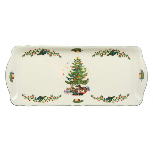 Seltmann Weiden Marie-Luise Weihnachten 사각형 케이크 접시 35 cm