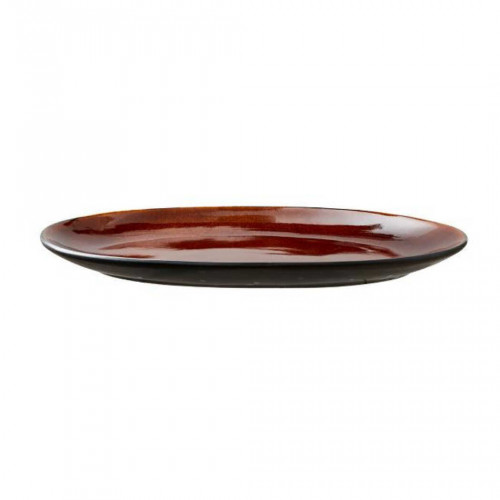 Bitz Gastro black / amber 타원형 판 36x25 cm