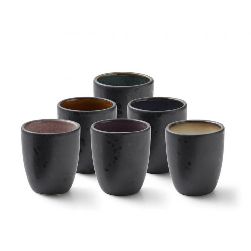 Bitz Gastro black 에스프레소 컵 세트 6 개 0.10 L / h : 6 cm / d : 5 cm