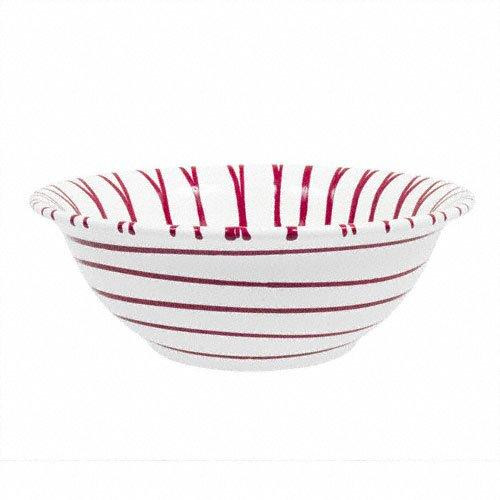 Gmundner Keramik Rotgeflammt 샐러드 그릇 d: 26 cm / 2,0 L