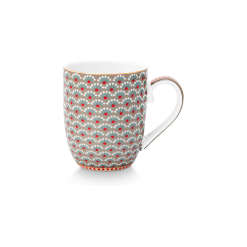 Pip Studio Blooming Tales Khaki Kaffeeobertasse 0,20 L