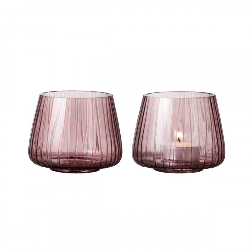 Bitz Kusintha - Glas pink 티라이트 홀더 d: 7,5 cm