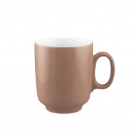 Seltmann Weiden Sento Pure Colors Cocoa Brown 손잡이 있는 머그 0.40 L