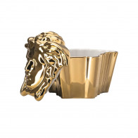 Rosenthal meets Versace Gypsy 뚜껑이 있는 캔 - 금 10x8x7,5 cm