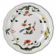 Gien Fayencerie Oiseaux Paradis 식탁용 접시 26 cm