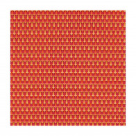 Sambonet Linea Q Tischsets 테이블 매트 1 개 보라색/주황색 42x33 cm