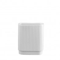 ASA Piccolini Vase Art Deco Mini weiß 11 cm
