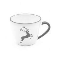 Gmundner Keramik Grauer Hirsch 커피 상층잔 고메 0.2 L / h : 7.5 cm