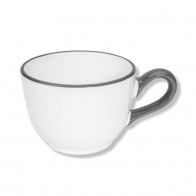 Gmundner Keramik Grauer Rand 커피 상층컵 클래식 0.19 L