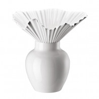Rosenthal studio-line Falda 백색 유약이 칠해진 꽃병 27 cm