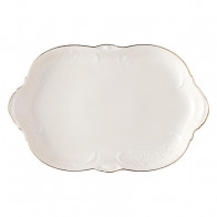 Rosenthal Sanssouci Elfenbein Gold 판 33,5 x 21,5 cm